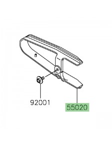 Patin de chaîne Kawasaki 550200234 | Moto Shop 35