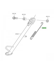 Ressort béquille latérale Kawasaki 921450813 | Moto Shop 35