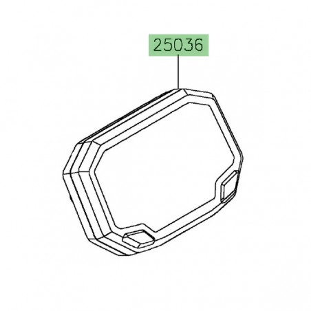 Bloc compteur TFT Kawasaki 250360132 | Moto Shop 35