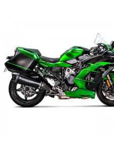 Échappement Akrapovic titane noir Kawasaki Ninja H2 SX (2018-2020) | Réf. S-K10SO21-HRAABL