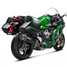 Échappement Akrapovic titane noir Kawasaki Ninja H2 SX (2018-2020) | Réf. S-K10SO21-HRAABL