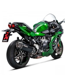 Échappement Akrapovic titane noir Kawasaki Ninja H2 SX (2018-2020) | Réf. S-K10SO21-HRAABL