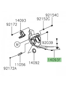 Intérieur de carénage gauche Kawasaki Versys 650 (2022-2024) | Réf. 140931205