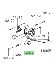 Obturateur prise 12 Volts Kawasaki 140920214 | Moto Shop 35