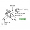 Intérieur de carénage droit Kawasaki Versys 650 (2022-2024)