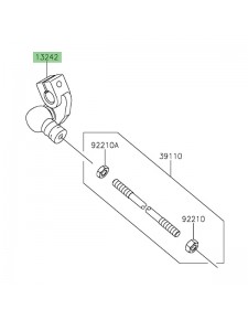 Rotule de sélecteur de vitesse Kawasaki Versys 1000 (2019-2024) | Réf. 132420156