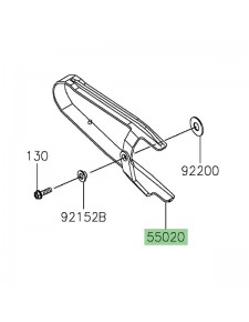 Patin de chaîne Kawasaki 550202184 |Moto Shop 35