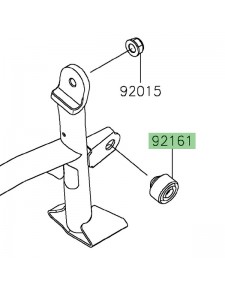 Amortisseur caoutchouc Kawasaki 921612154 | Moto Shop 35