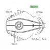 Liserè de réservoir droit Kawasaki Versys 1000 S/SE (2022) | Moto Shop 35