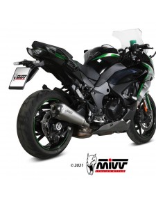 Silencieux MIVV Delta Race Inox Kawasaki Ninja 1000SX (2020-2024) | Réf. K.054.LDRX