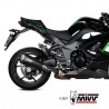 Silencieux MIVV Delta Race Inox noir Kawasaki Ninja 1000SX (2020-2024) | Réf. K.054.LDRB