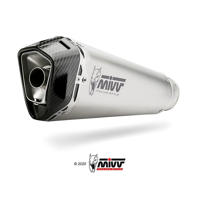 Silencieux MIVV Delta Race Inox Kawasaki Versys 1000 (2019-2024) | Réf. K.049.LDRX