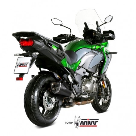 Silencieux MIVV Delta Race Inox noir Kawasaki Versys 1000 (2019-2024) | Réf. K.049.LDRB