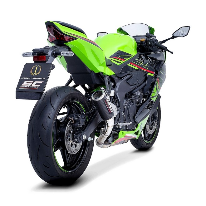 Silencieux SC Project CR-T Carbone Kawasaki Ninja ZX-4R (RR) (2024-2025) | Moto Shop 35