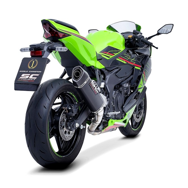 Silencieux SC Project SC1-S Carbone Kawasaki Ninja ZX-4R (RR) (2024-2026) | Réf. K42A-125C