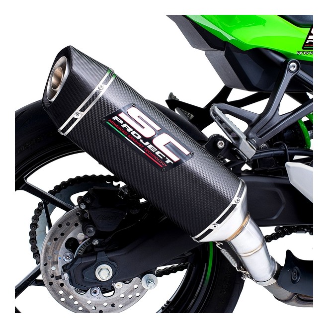 Silencieux SC Project SC1-S Carbone Kawasaki Ninja ZX-4R (RR) (2024-2026) | Réf. K42A-125C