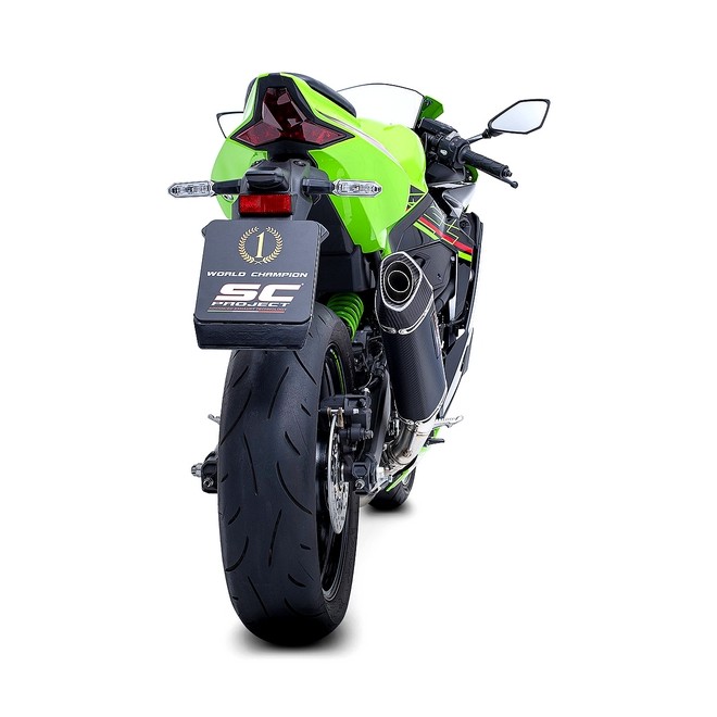 Silencieux SC Project SC1-S Carbone Kawasaki Ninja ZX-4R (RR) (2024-2026) | Réf. K42A-125C