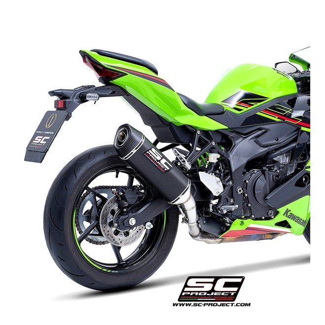 Silencieux SC Project SC1-S Carbone Kawasaki Ninja ZX-4R (RR) (2024-2026) | Réf. K42A-125C