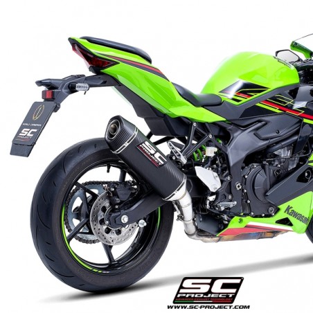 Silencieux SC Project SC1-S Carbone Kawasaki Ninja ZX-4R (RR) (2024-2026) | Réf. K42A-125C