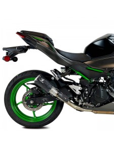 Silencieux IXRace MK2 Carbone forgé Kawasaki Z500 (2024-2025) | Réf. AK7240SB**
