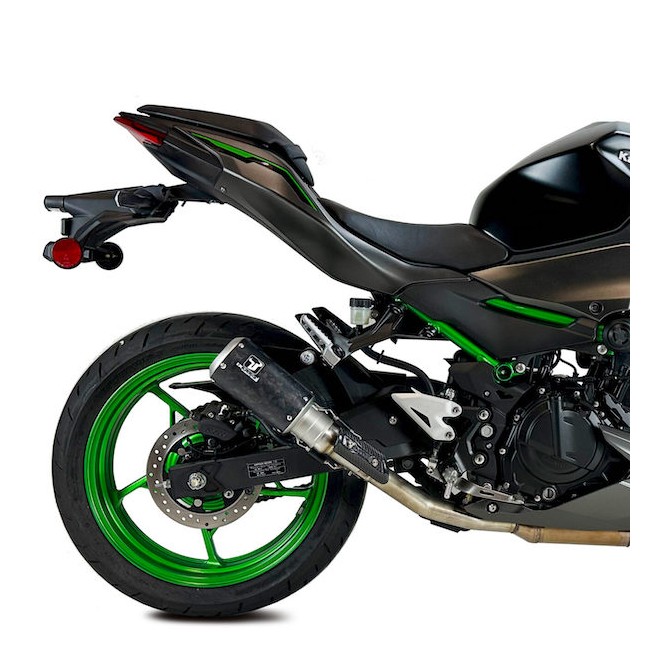 Silencieux IXRace MK2 Carbone forgé Kawasaki Z500 (2024-2025) | Réf. AK7240SB**