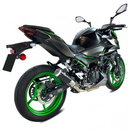 Silencieux IXRace MK2 Carbone forgé Kawasaki Z500 (2024-2025) | Réf. AK7240SB**