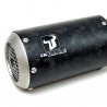 Silencieux IXRace MK2 Carbone forgé Kawasaki Z500 (2024-2025) | Réf. AK7240SB**