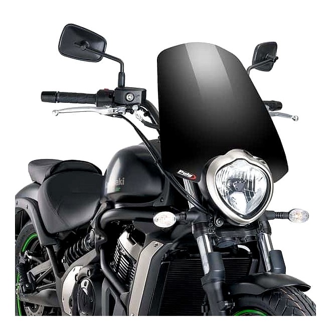 Saute-vent touring noir Puig Kawasaki Vulcan S (2015-2025) | Réf. APUI8164N
