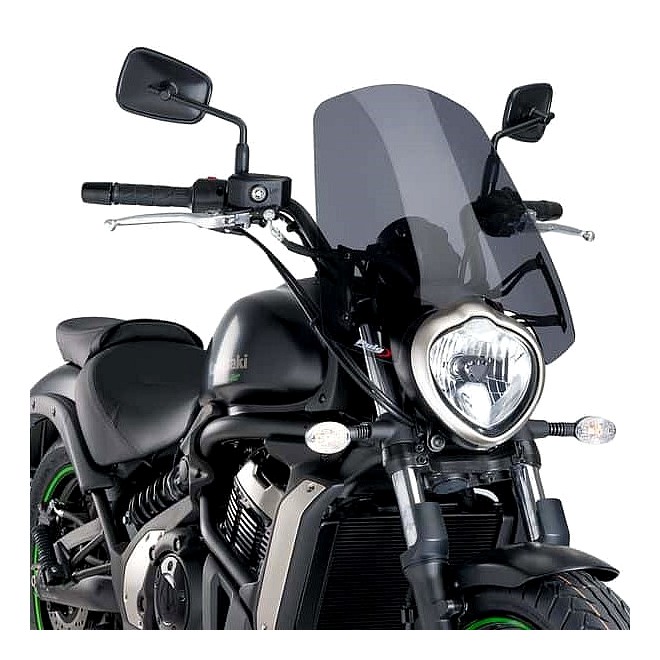 Saute-vent touring fumé foncé Puig Kawasaki Vulcan S (2015-2025) | Réf. APUI8164F