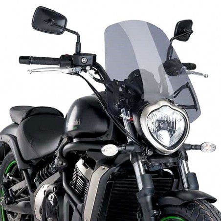 Saute-vent touring fumé clair Puig Kawasaki Vulcan S (2015-2026) | Réf. APUI8164H