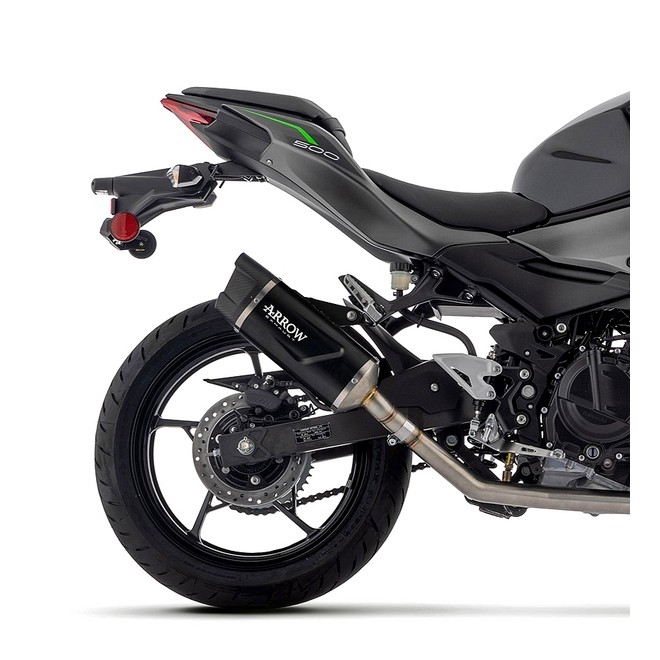 Silencieux Arrow Indy Race Evo Aluminium Dark Kawasaki Z500 (2024-2026) | Réf. 71967AKN