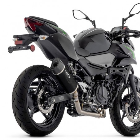 Silencieux Arrow Indy Race Evo Aluminium Dark Kawasaki Z500 (2024-2026) | Réf. 71967AKN