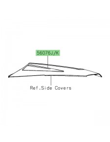 Autocollant coque arrière Kawasaki Ninja 1000SX (2021-2024) | Moto Shop 35