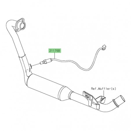 Sonde lambda Kawasaki 211760967 | Moto Shop 35