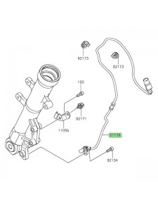 Câble ABS avant Kawasaki 211760950 |Moto Shop 35