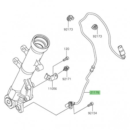 Câble ABS avant Kawasaki 211760950 |Moto Shop 35