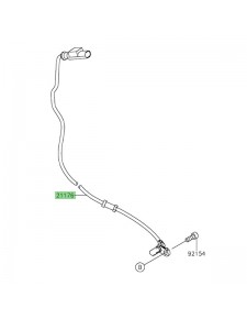 Câble ABS arrière Kawasaki 211760951 |Moto Shop 35