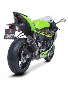 Silencieux SC Project SC1-R Carbone Kawasaki Ninja ZX-6R (2024-2025) | Réf. K35B-T90C