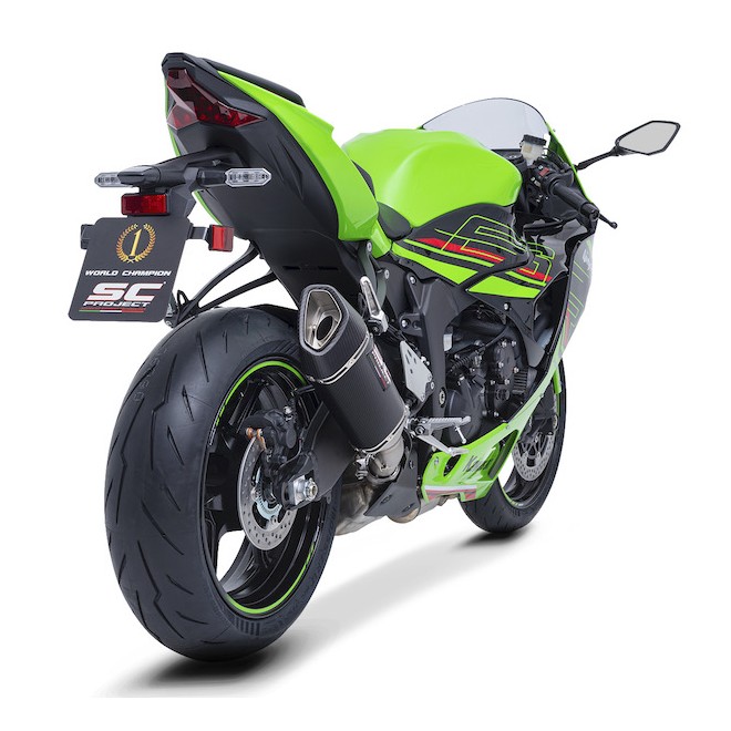 Silencieux SC Project SC1-R Carbone Kawasaki Ninja ZX-6R (2024-2026) | Réf. K35B-T90C