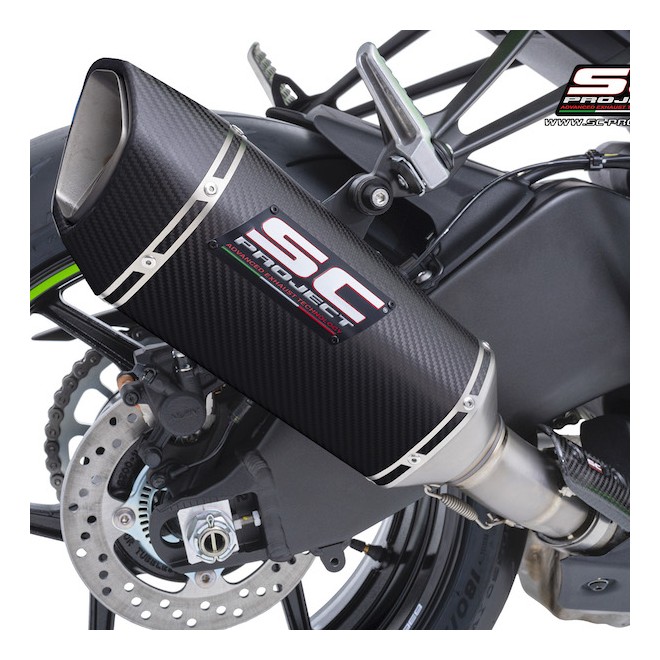 Silencieux SC Project SC1-R Carbone Kawasaki Ninja ZX-6R (2024-2026) | Réf. K35B-T90C