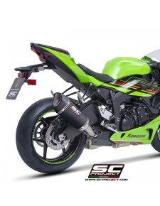 Silencieux SC Project SC1-R Carbone Kawasaki Ninja ZX-6R (2024-2025) | Réf. K35B-T90C