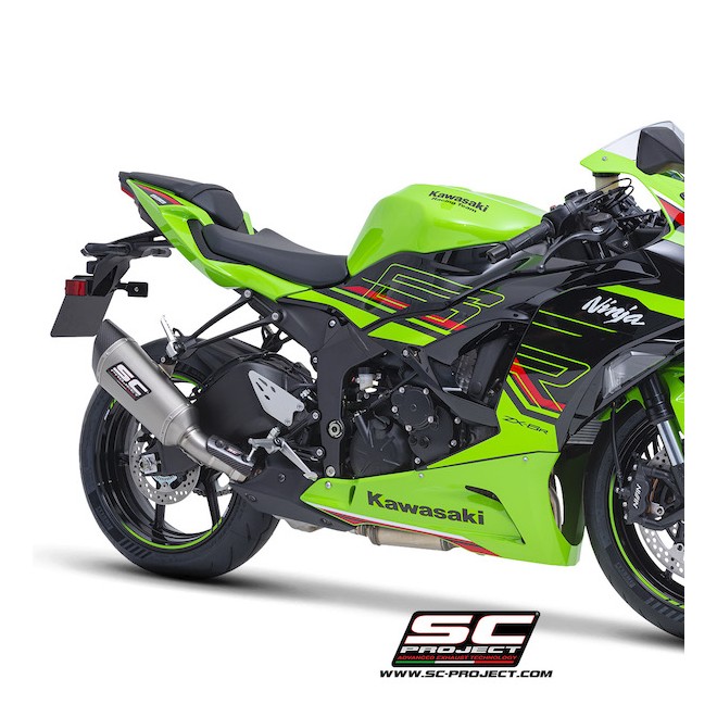 Silencieux SC Project SC1-R Titane Kawasaki Ninja ZX-6R (2024-2026) | Réf. K35B-T90T