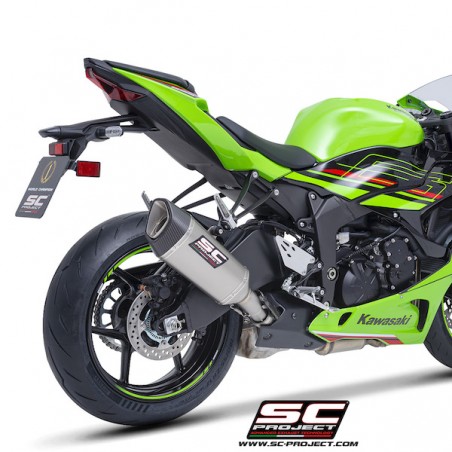 Silencieux SC Project SC1-R Titane Kawasaki Ninja ZX-6R (2024-2025) | Réf. K35B-T90T