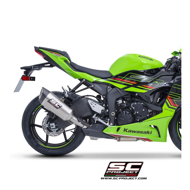 Silencieux SC Project SC1-R Titane Kawasaki Ninja ZX-6R (2024-2026) | Réf. K35B-T90T