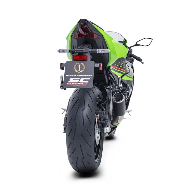 Silencieux SC Project CR-T Carbone Kawasaki Ninja ZX-6R (2024-2026) | Réf. K35B-T36C