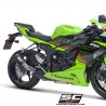 Silencieux SC Project CR-T Carbone Kawasaki Ninja ZX-6R (2024-2026) | Réf. K35B-T36C