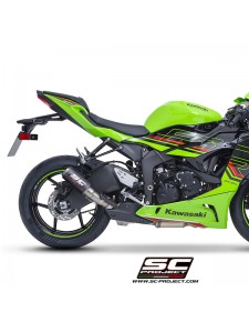 Silencieux SC Project CR-T Carbone Kawasaki Ninja ZX-6R (2024-2025) | Réf. K35B-T36C
