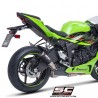 Silencieux SC Project CR-T Carbone Kawasaki Ninja ZX-6R (2024-2026) | Réf. K35B-T36C