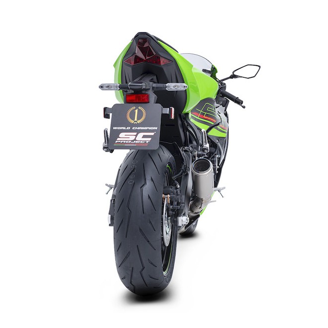 Silencieux SC Project CR-T Titane Kawasaki Ninja ZX-6R (2024-2026) | Réf. K35B-T36T