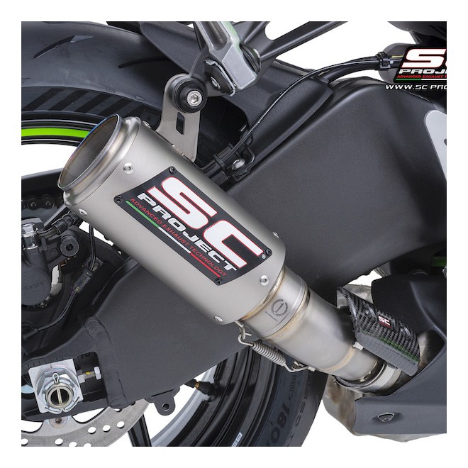 Silencieux SC Project CR-T Titane Kawasaki Ninja ZX-6R (2024-2026) | Réf. K35B-T36T